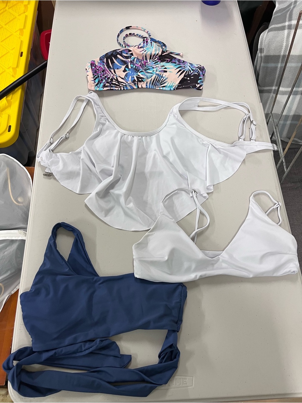 Assorted Women’s Small Bikini Tops, all Padded.